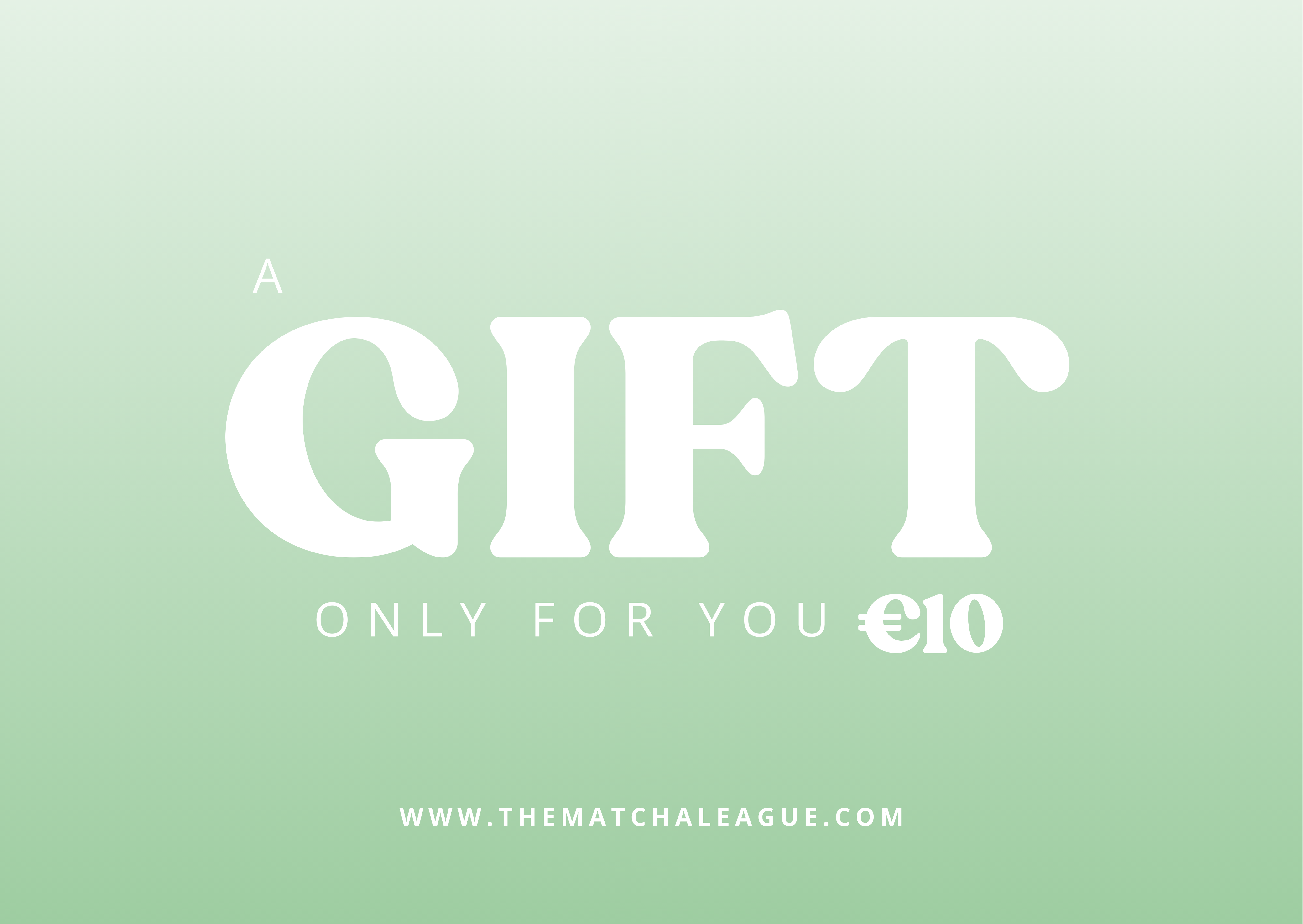 The Matcha League. Digitale Cadeaukaart