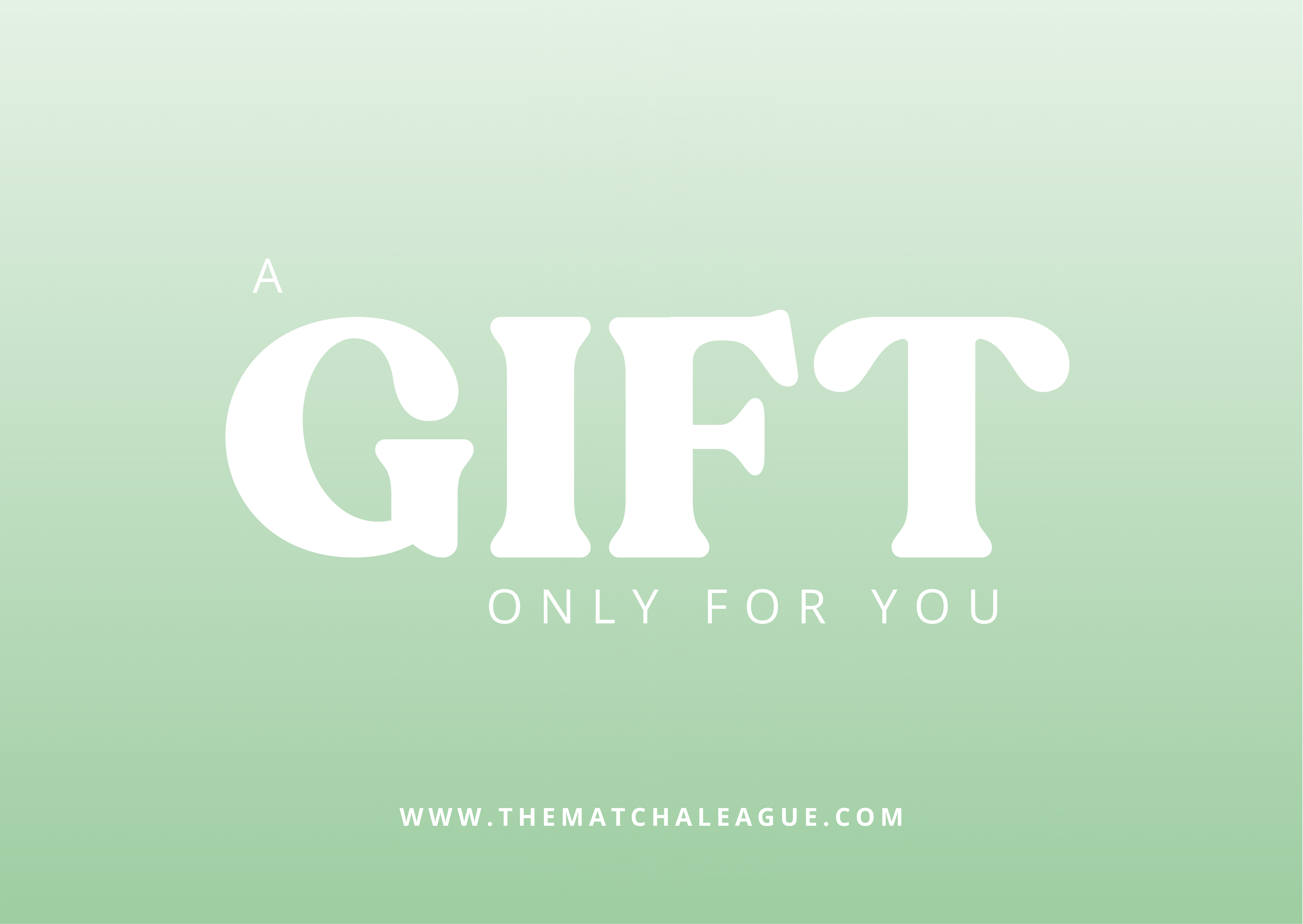 The Matcha League. Digitale Cadeaukaart