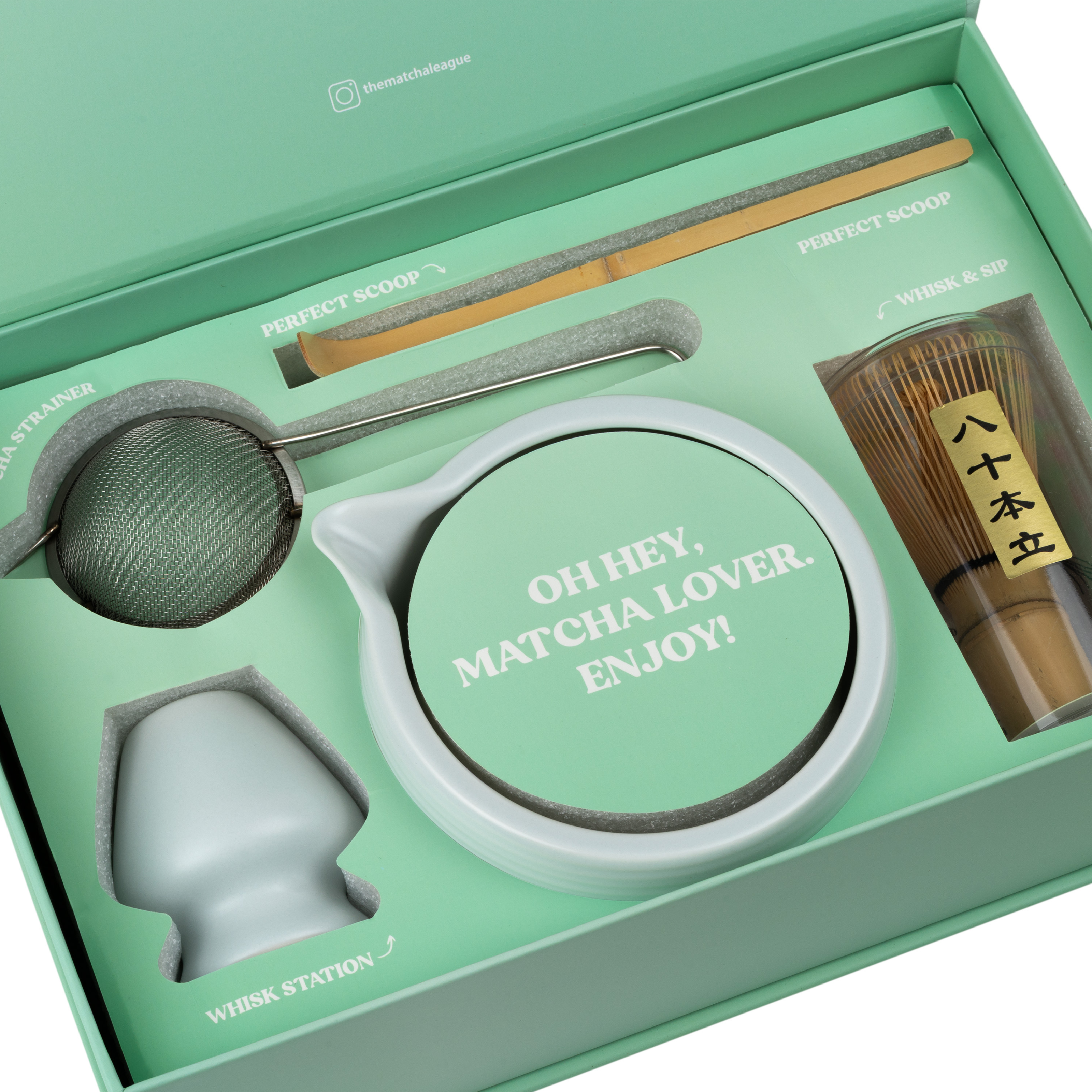 THE MATCHA LEAGUE. GIFTSET