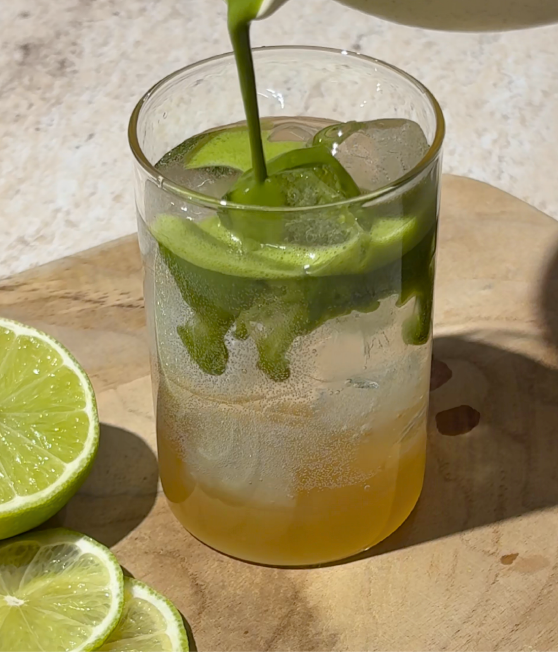 Sparkling Ginger &amp; Lime Matcha