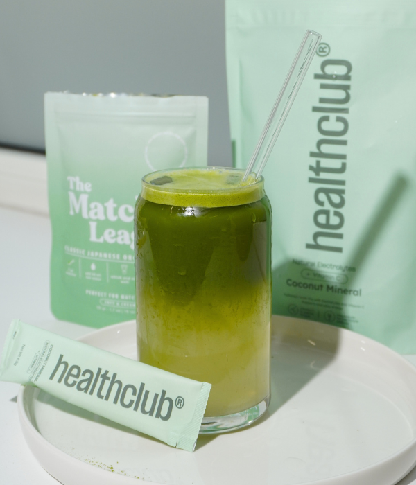 Matcha met elektrolyten