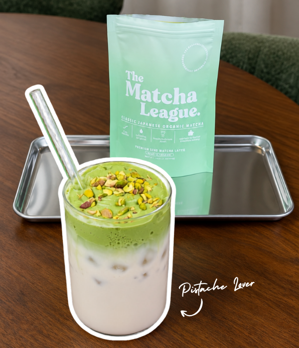 Iced Pistachio Matcha Foam Latte