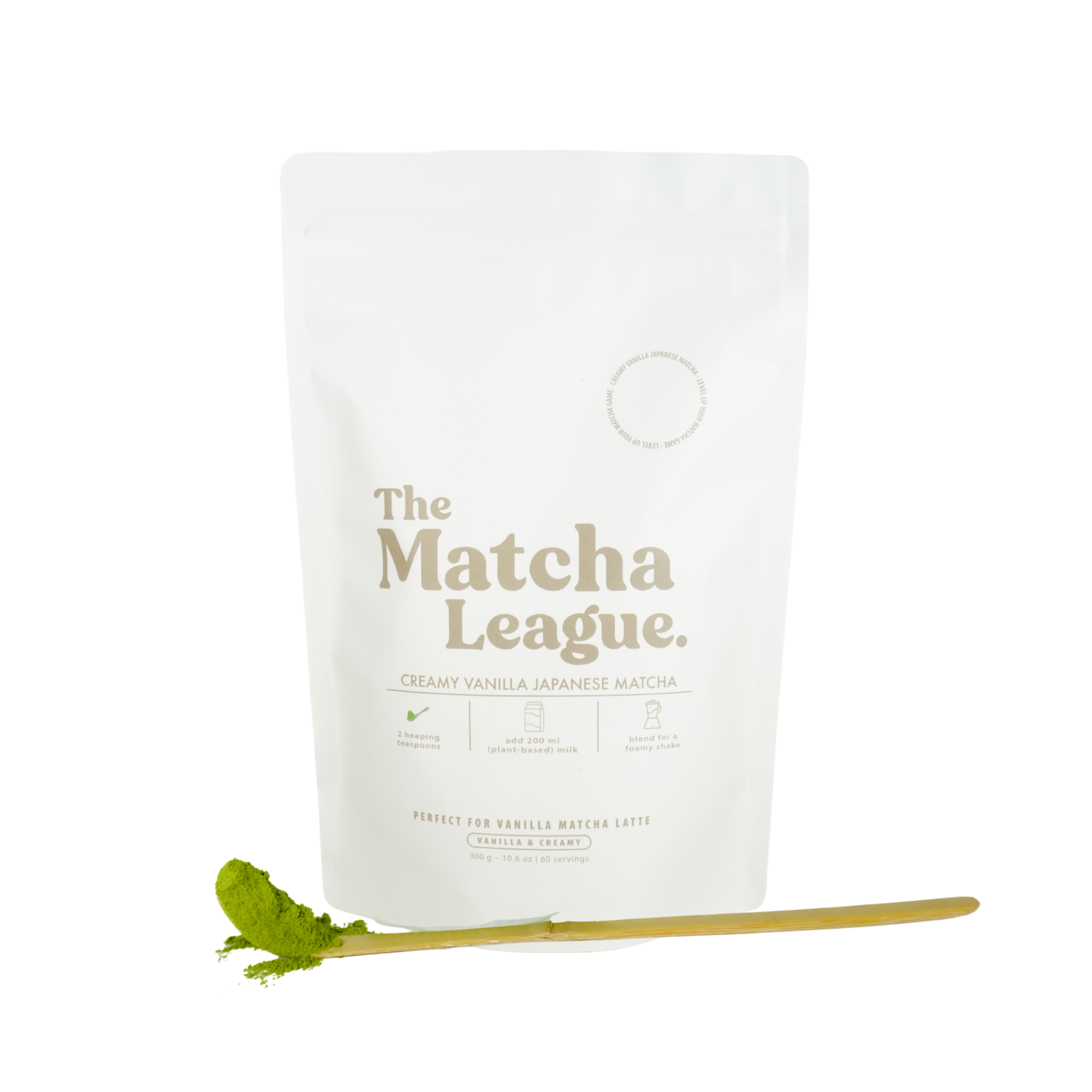 CREAMY VANILLA MATCHA 300 GRAM