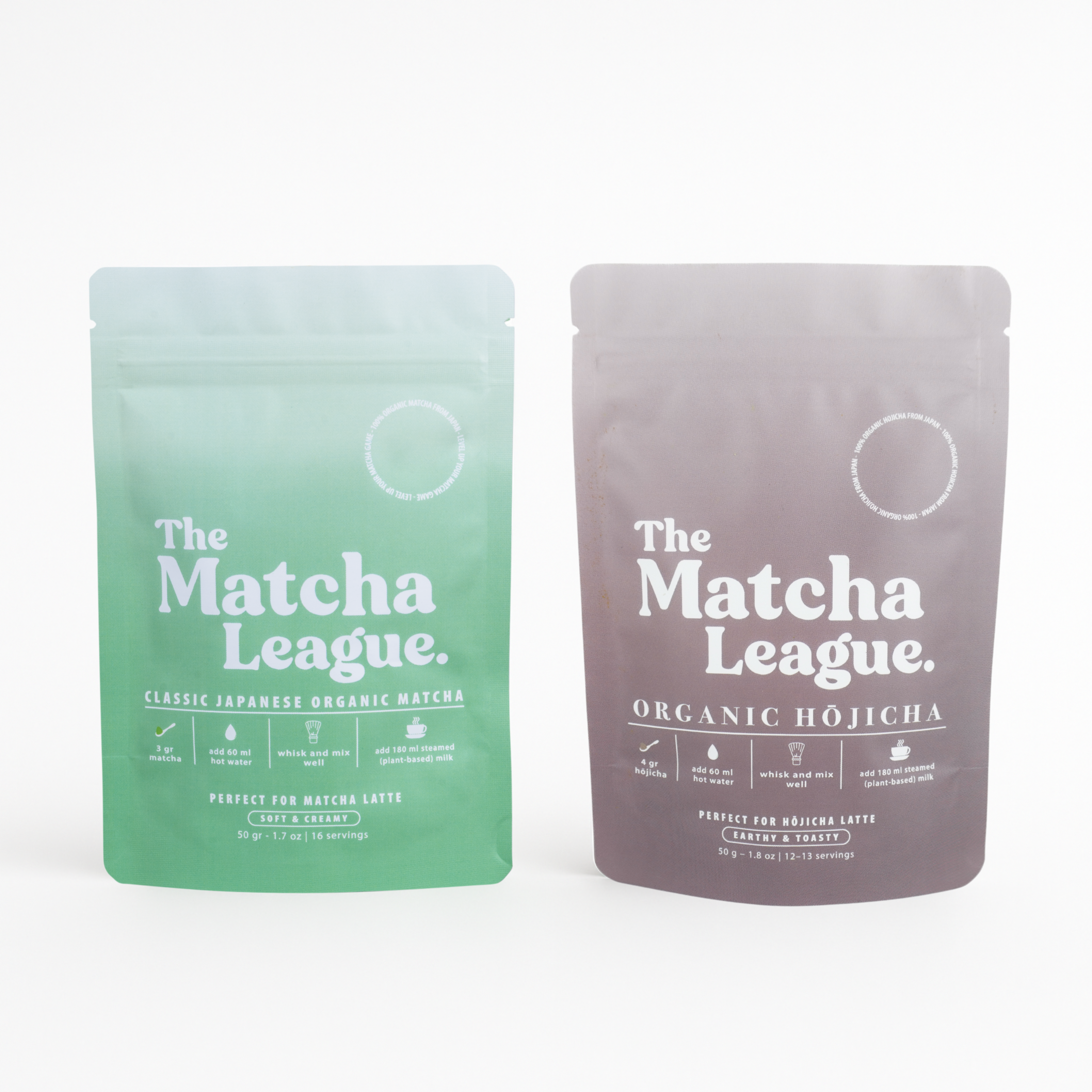 Matcha × Hōjicha Duo