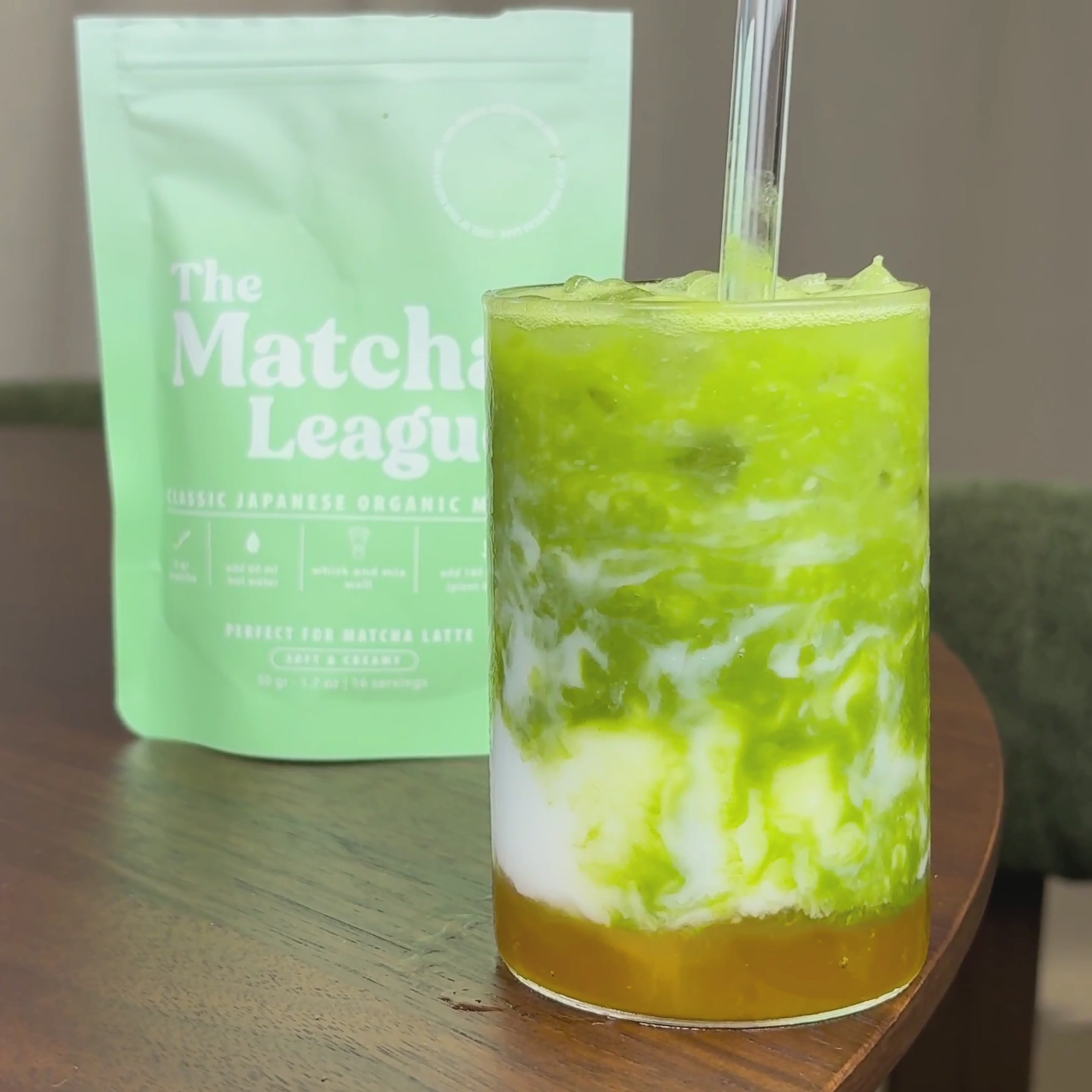 Video laden: PREMIUM LATTE GRADE MATCHA 100 GRAM
