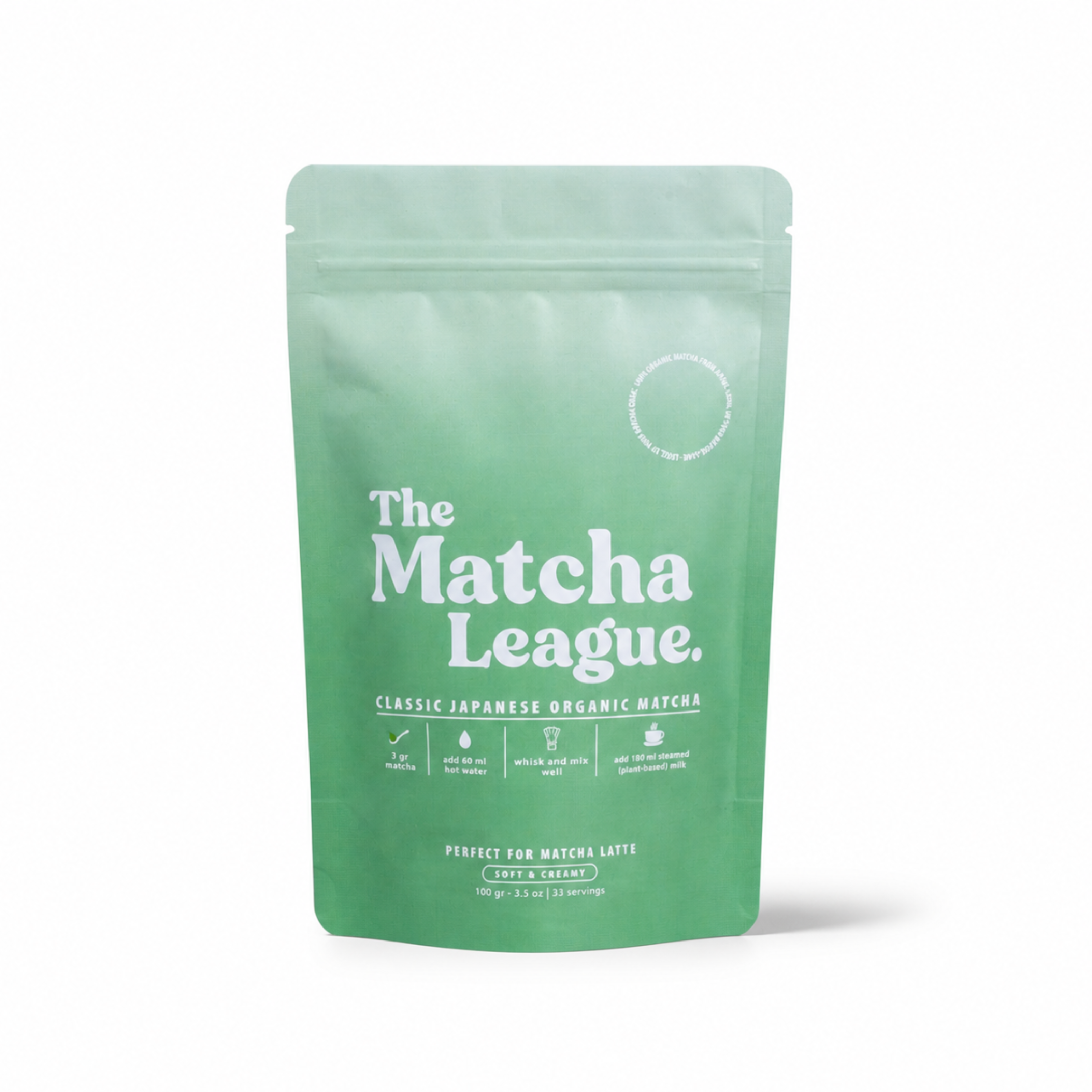 PREMIUM LATTE GRADE MATCHA 100 GRAM
